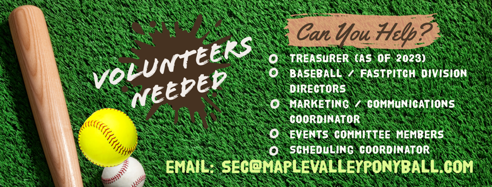 Volunteers Needed!